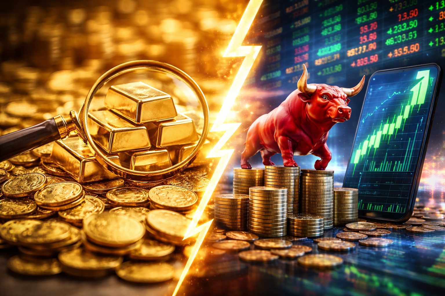 Gold vs Stock Market: 2026 में कहां मिलेगा ज्यादा रिटर्न?